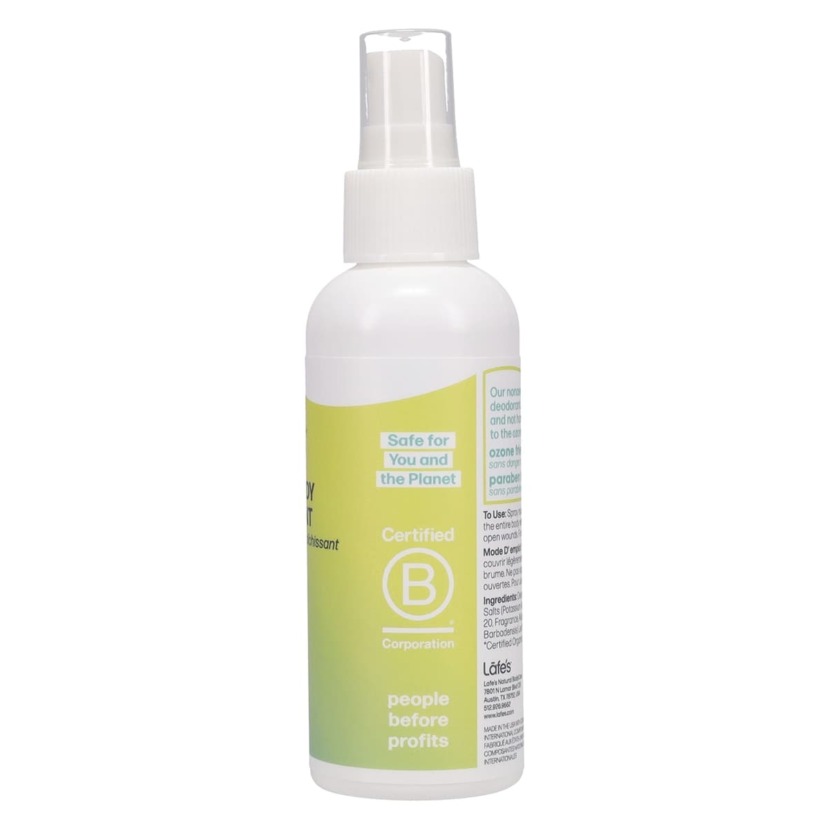 Thumbnail Lafe's Whole Body Deodorant Citrus + Bergamot 118mL