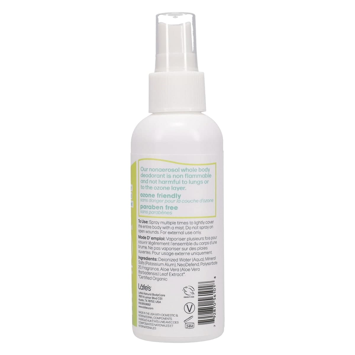Thumbnail Lafe's Whole Body Deodorant Citrus + Bergamot 118mL