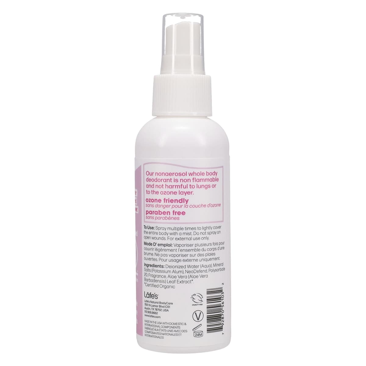 Thumbnail Lafe's Whole Body Deodorant Rose + Peony 118mL