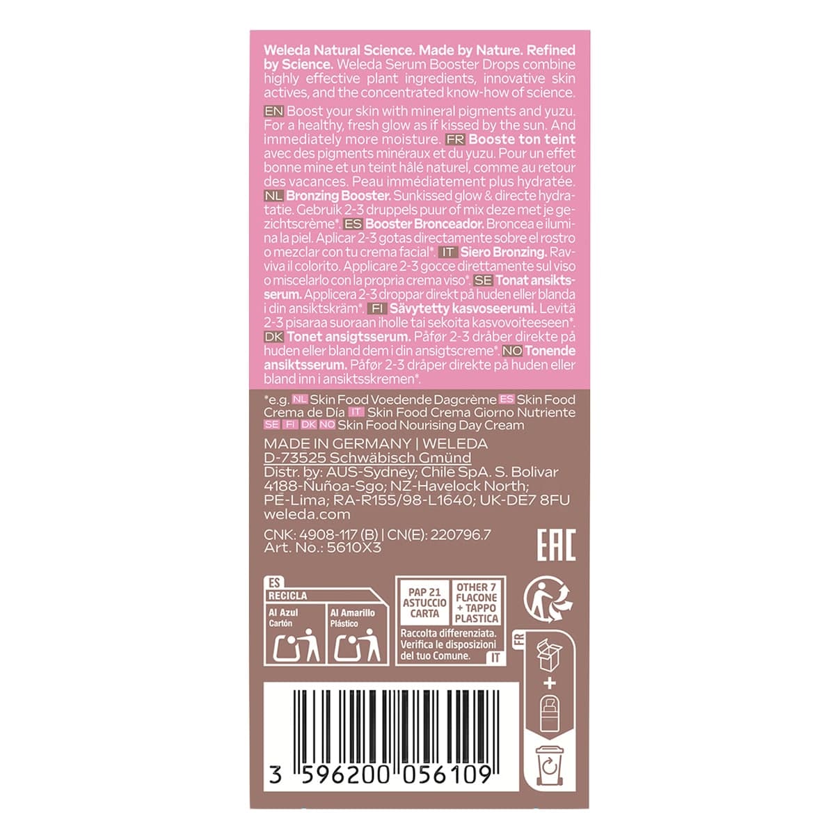 Thumbnail Weleda Sunkissed Bronzing Serum Drops 30ml