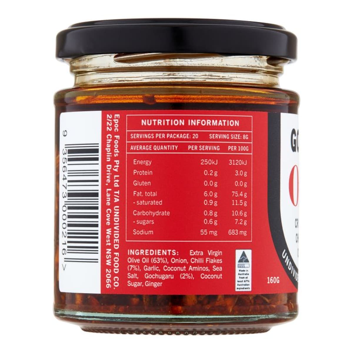 Thumbnail Undivided Food Co Good Oil Crispy Chilli 160g