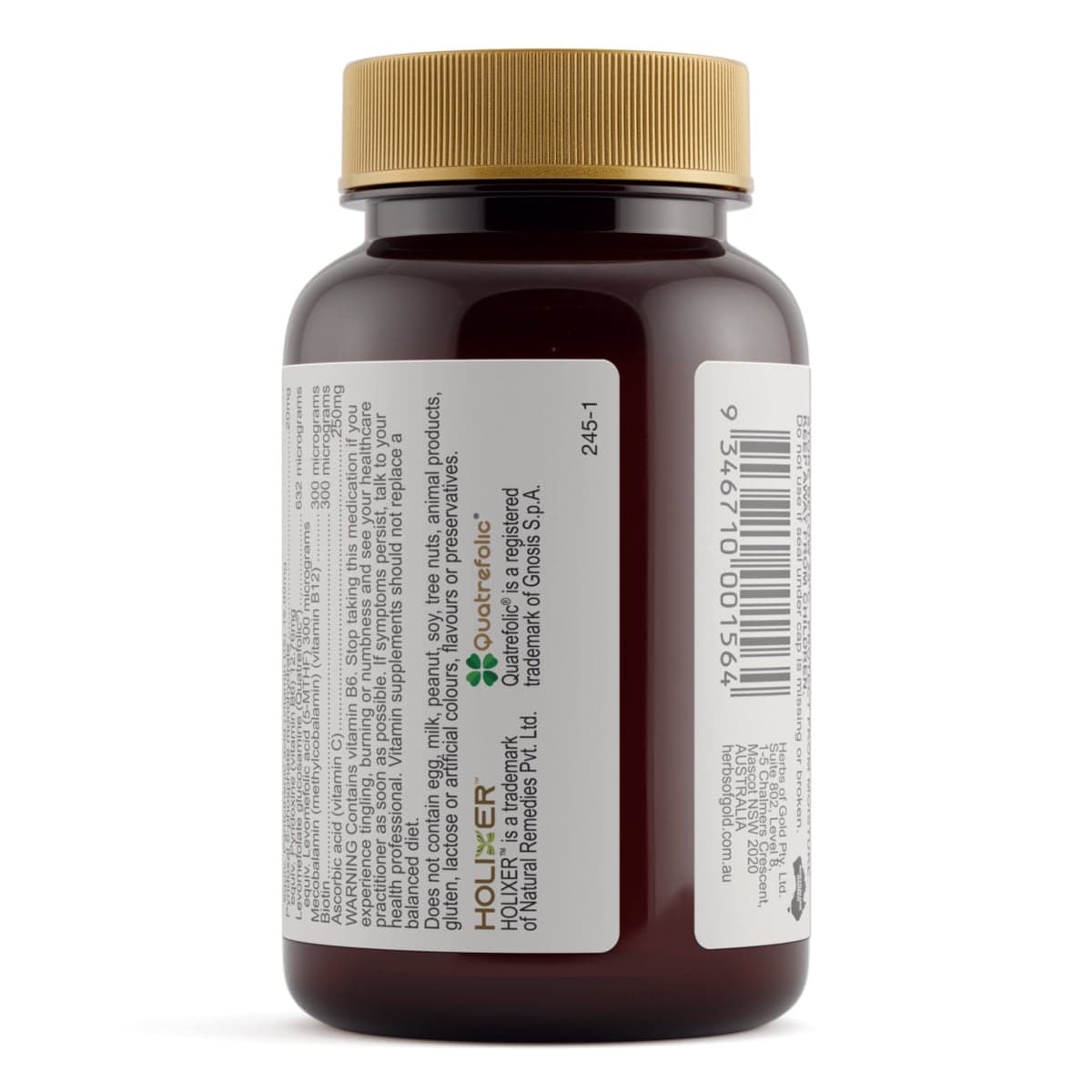 Thumbnail Herbs of Gold Activated B Stress 30 Tablets