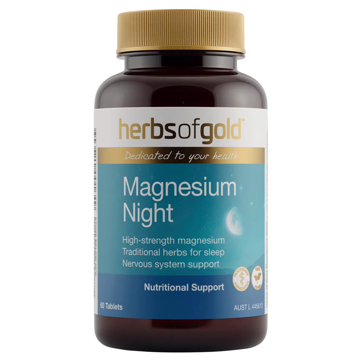 Thumbnail Herbs of Gold Magnesium Night 60 Tablets