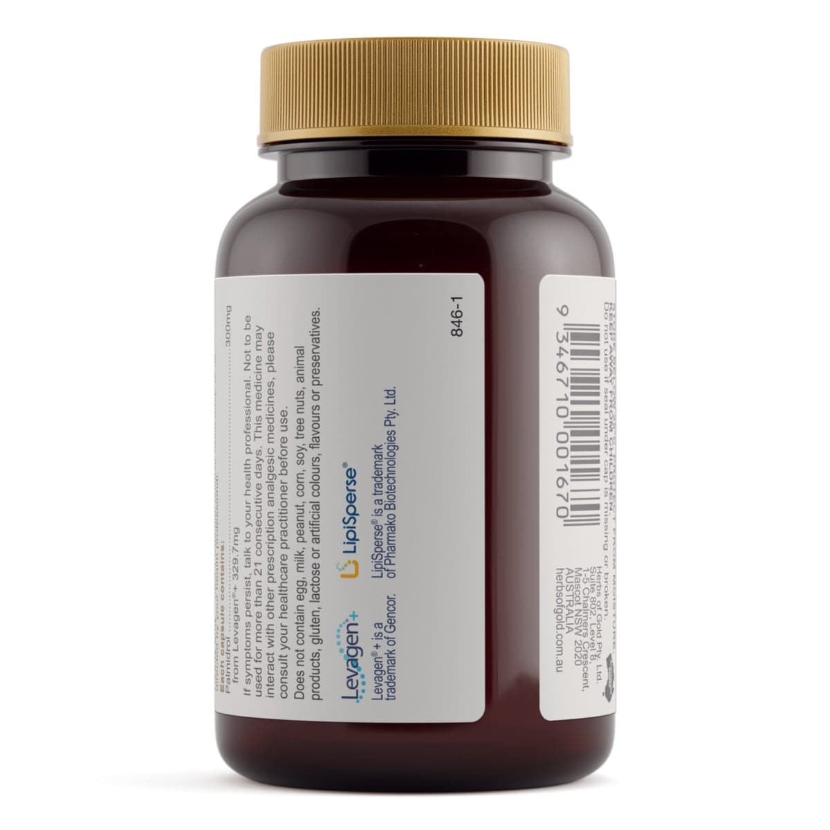 Thumbnail Herbs of Gold Pain Relief PEA Forte 42 Capsules