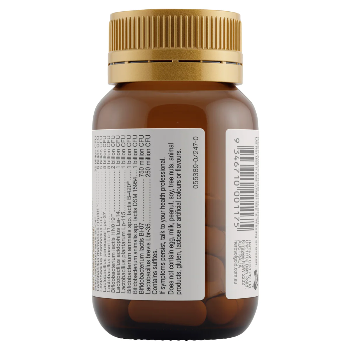 Thumbnail Herbs of Gold Probiotic 60 Billion 30 Capsules