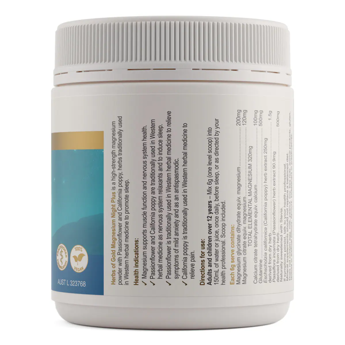 Thumbnail Herbs of Gold Magnesium Night Plus 300g