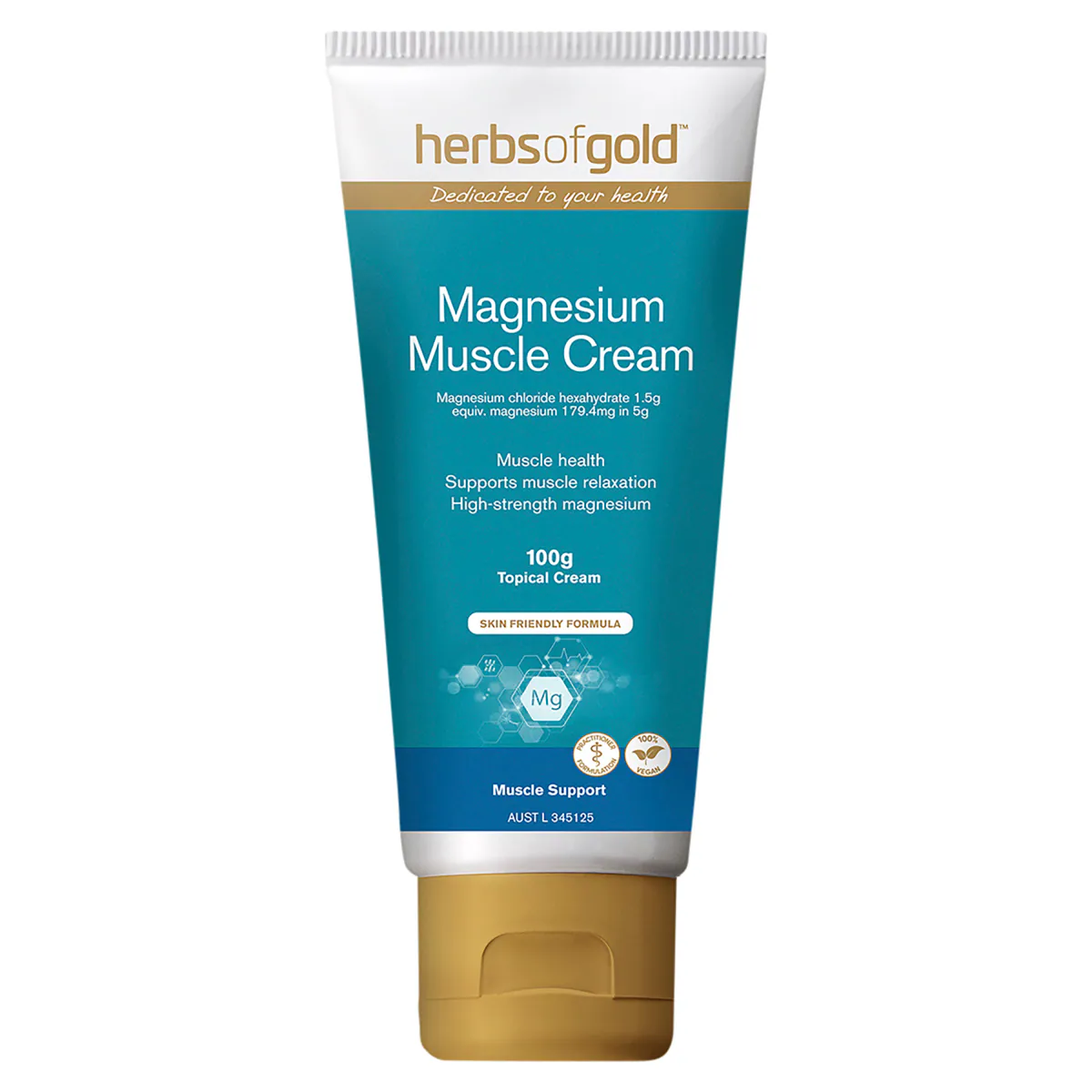 Thumbnail Herbs of Gold Magnesium Muscle Cream 100g