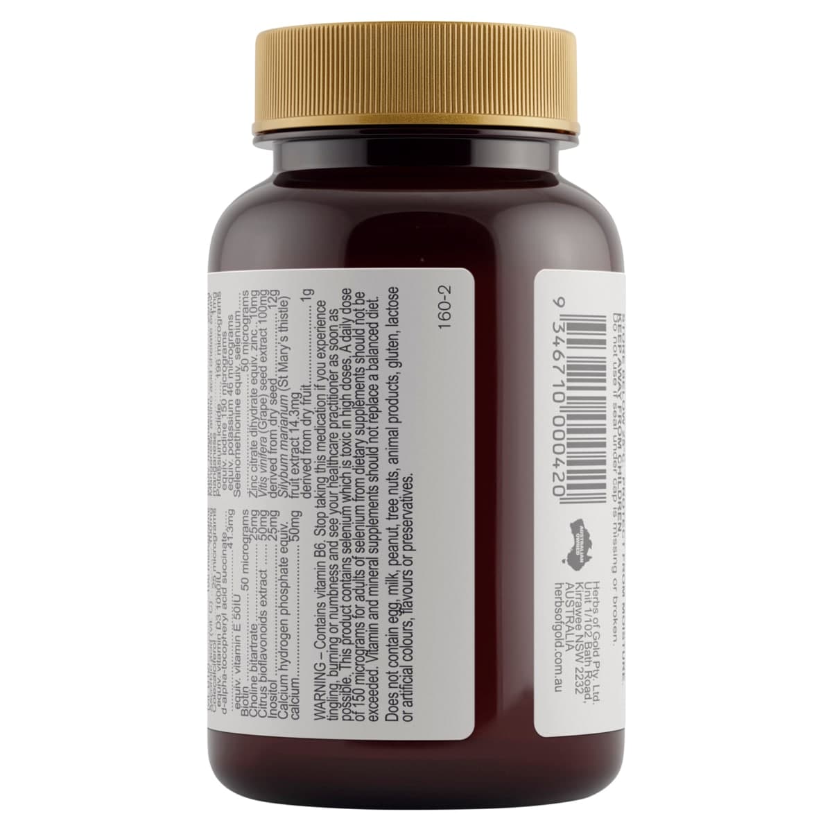 Thumbnail Herbs of Gold Womens Multi + Vitamin D3 1000IU 30 Tablets