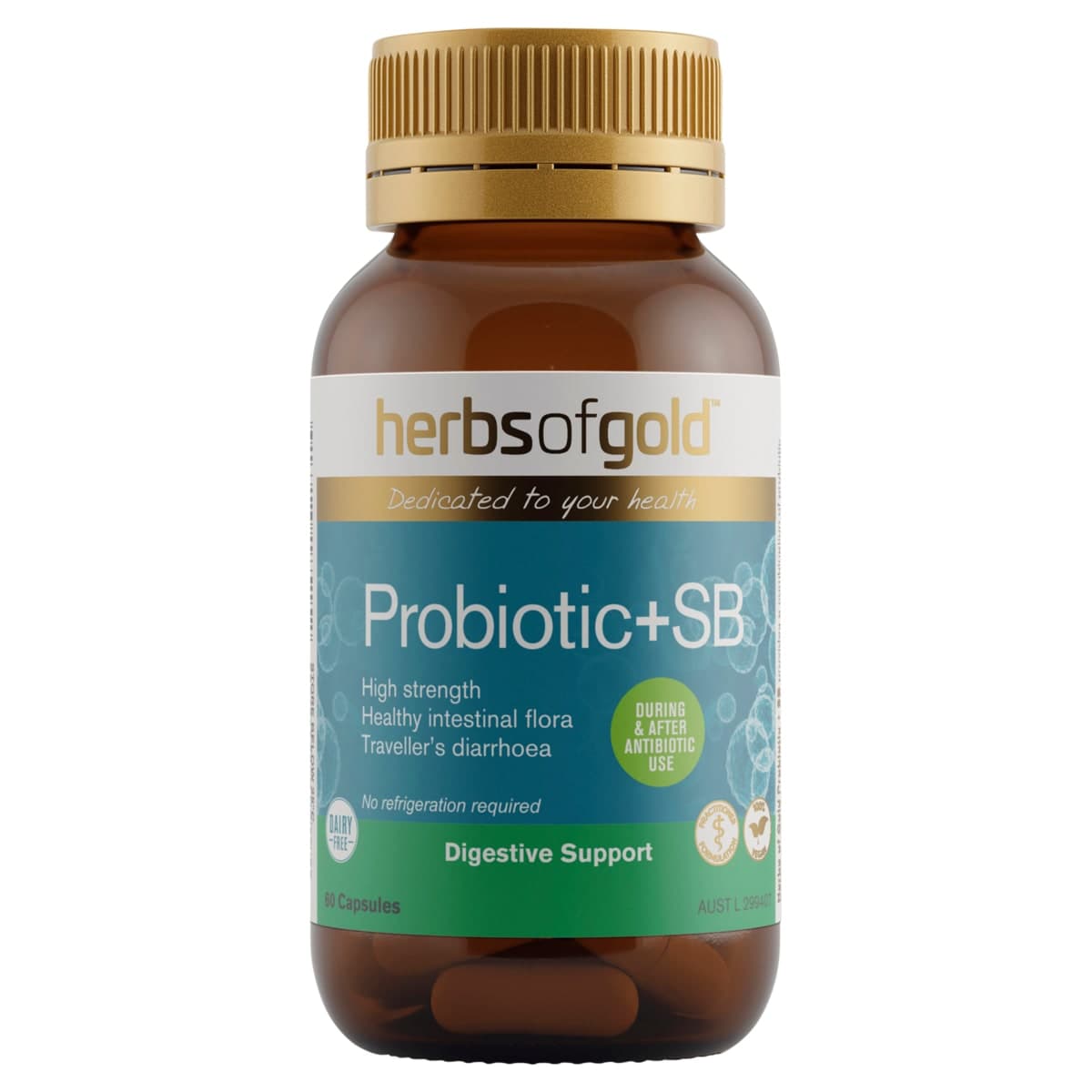 Thumbnail Herbs of Gold Probiotic + SB 60 Capsules