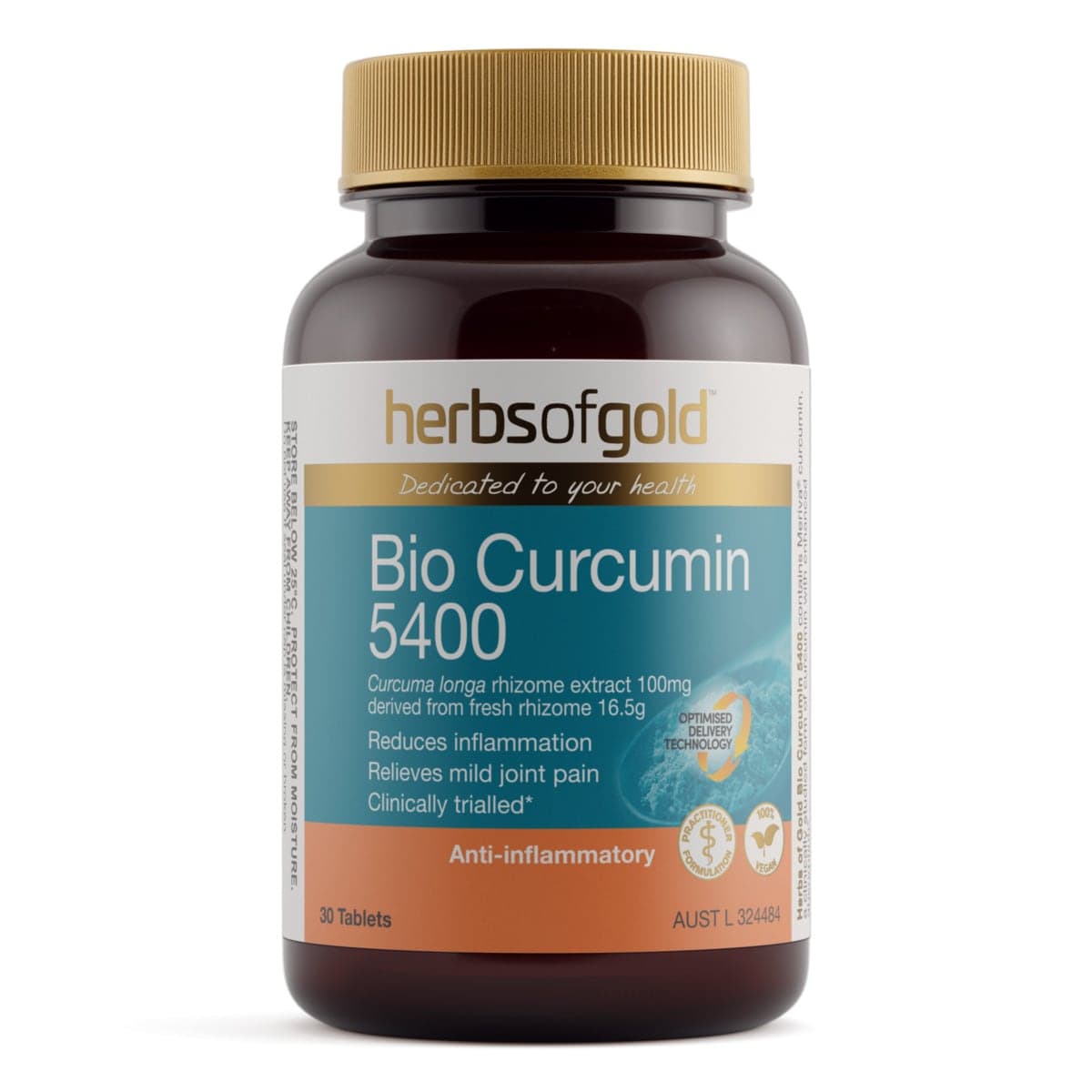 Thumbnail Herbs of Gold Bio Curcumin 5400 30 Tablets