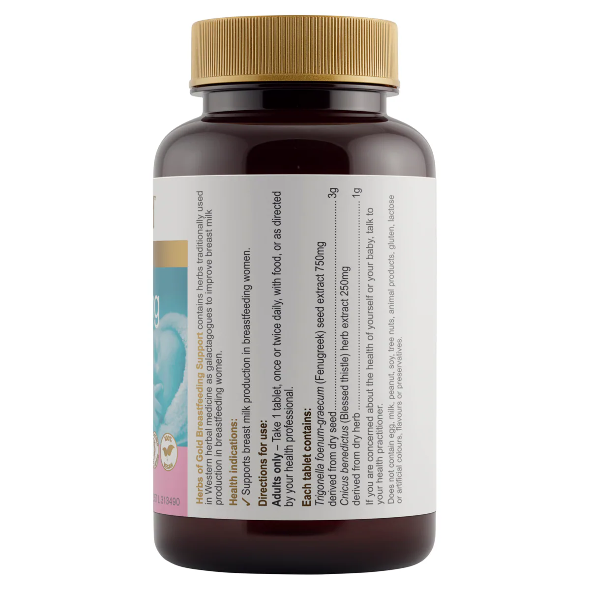 Thumbnail Herbs of Gold Breastfeeding Support 60 Tablets