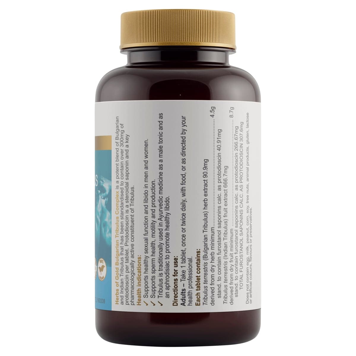 Thumbnail Herbs of Gold Bulgarian Tribulus Complex 60 Tablets