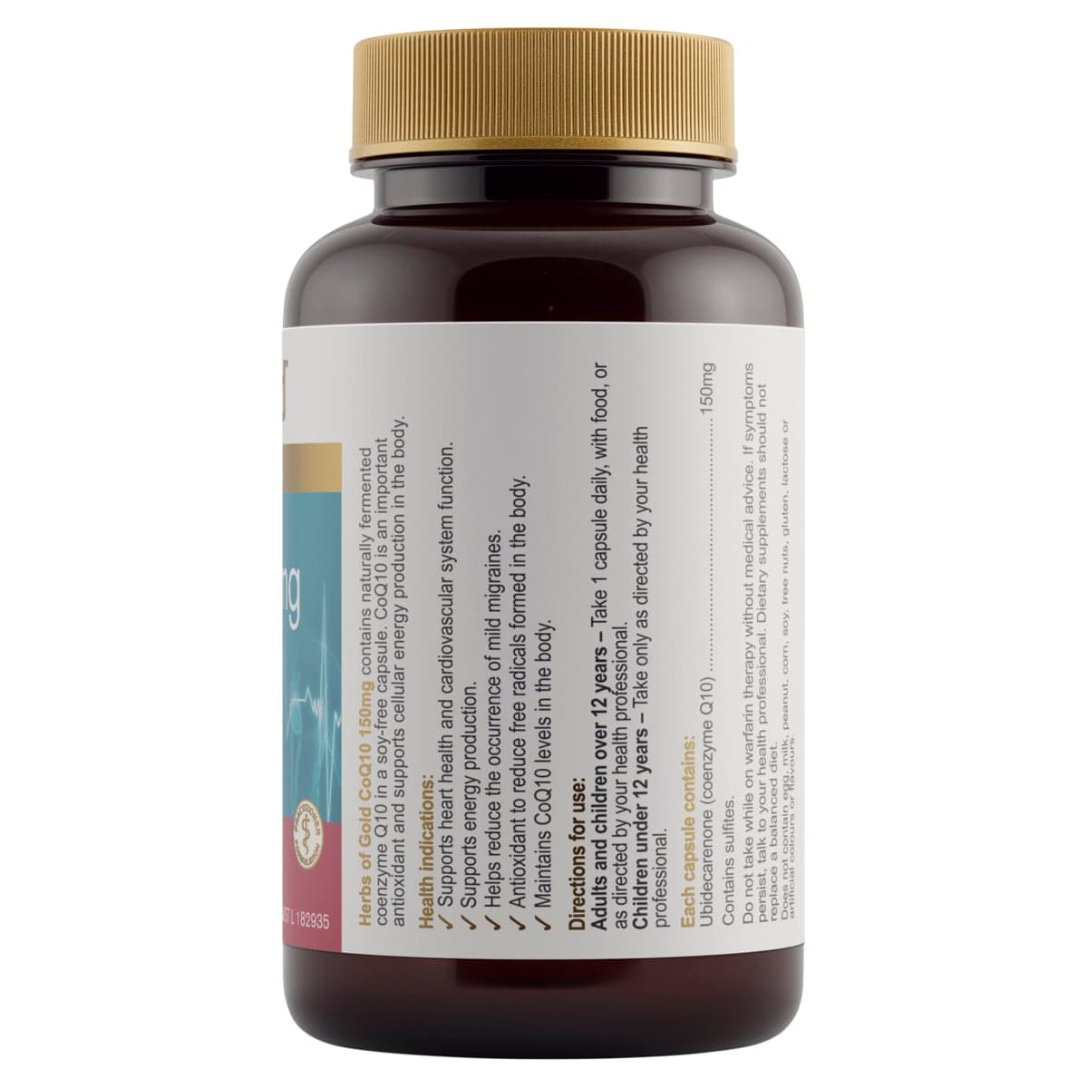 Thumbnail Herbs of Gold CoQ10 150mg 60 Capsules