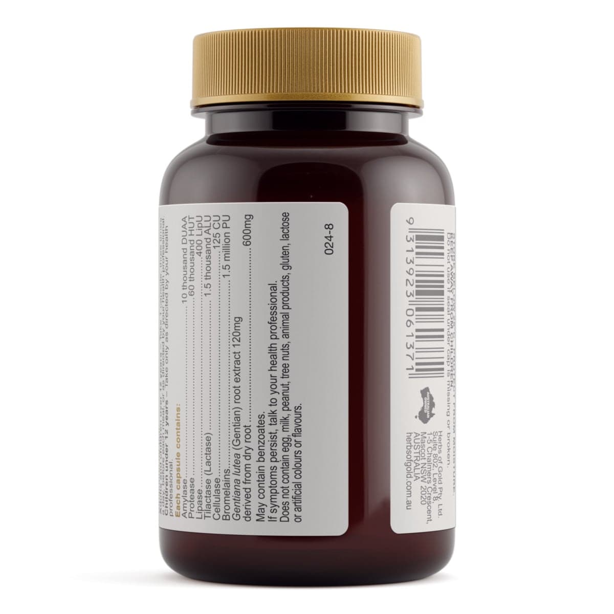 Thumbnail Herbs of Gold Digest-Zymes 60 Capsules