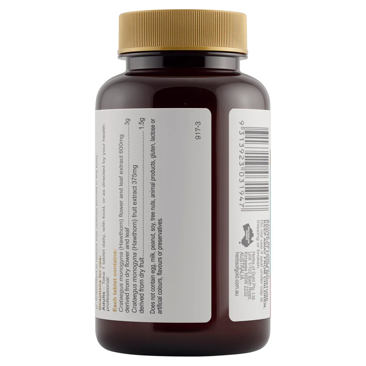 Thumbnail Herbs of Gold Hawthorn 4500 60 Tablets
