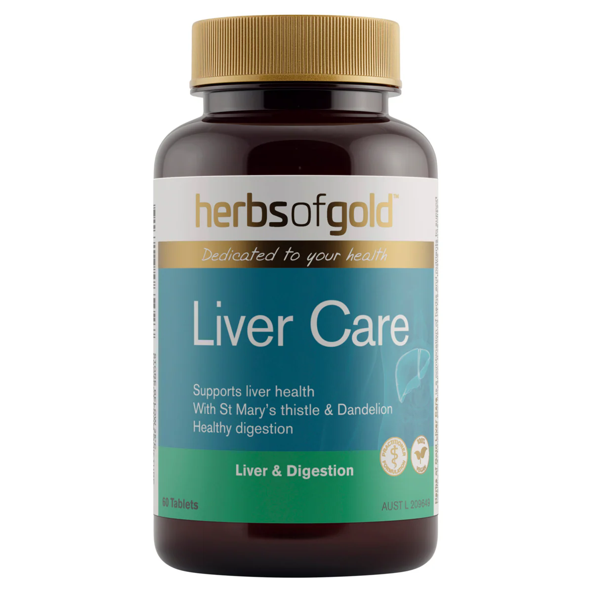 Thumbnail Herbs of Gold Liver Care 60 Tablets