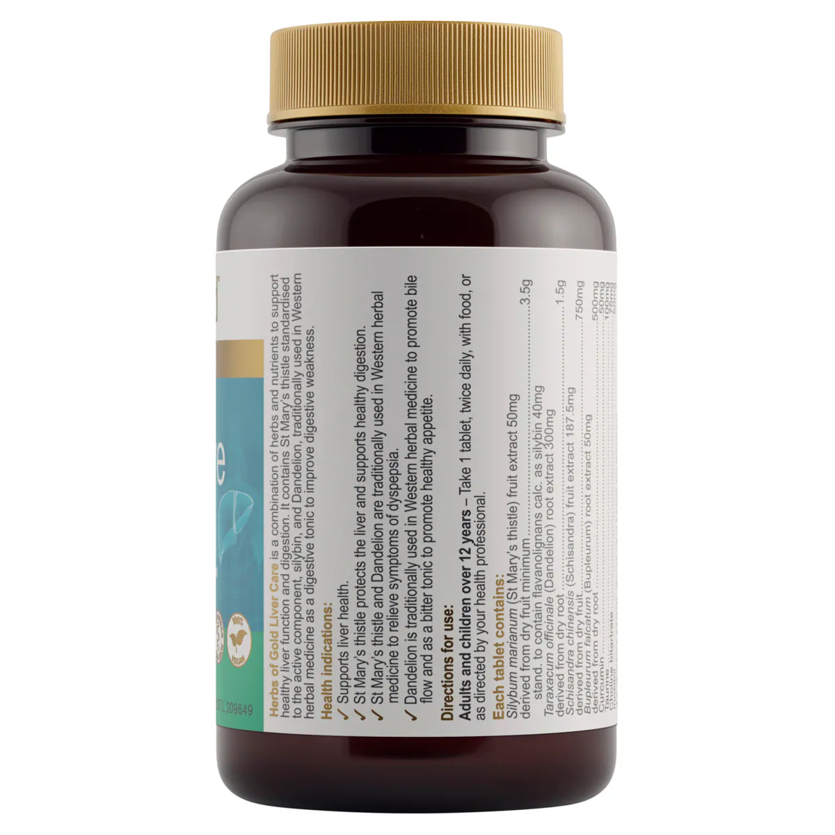 Thumbnail Herbs of Gold Liver Care 60 Tablets