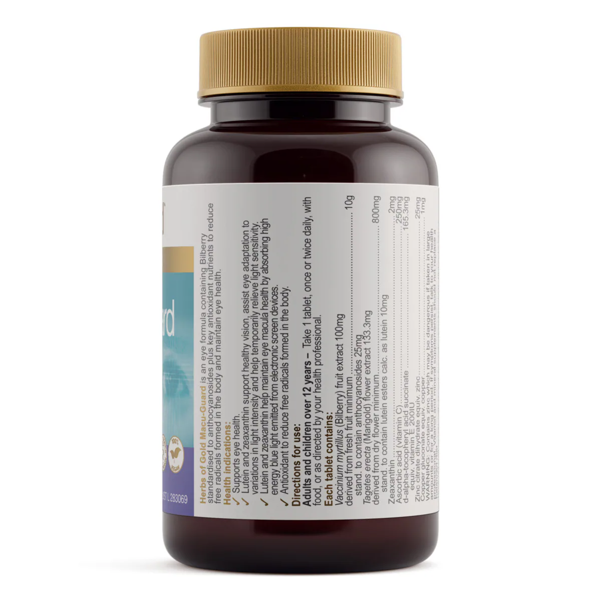 Thumbnail Herbs of Gold Macu-Guard with Bilberry 10 000 60 Tablets