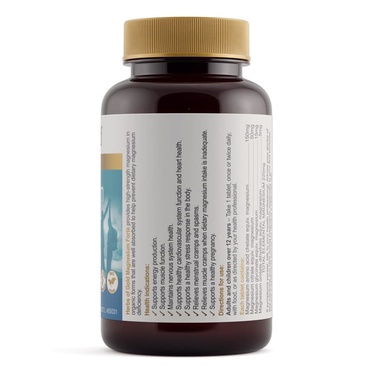 Thumbnail Herbs of Gold Magnesium Forte 60 Tablets