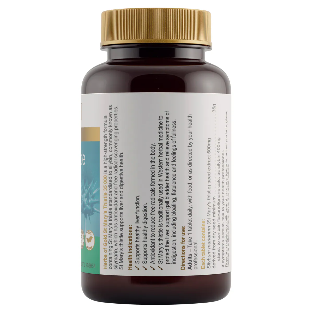 Thumbnail Herbs of Gold St Marys Thistle 35 000 60 Tablets