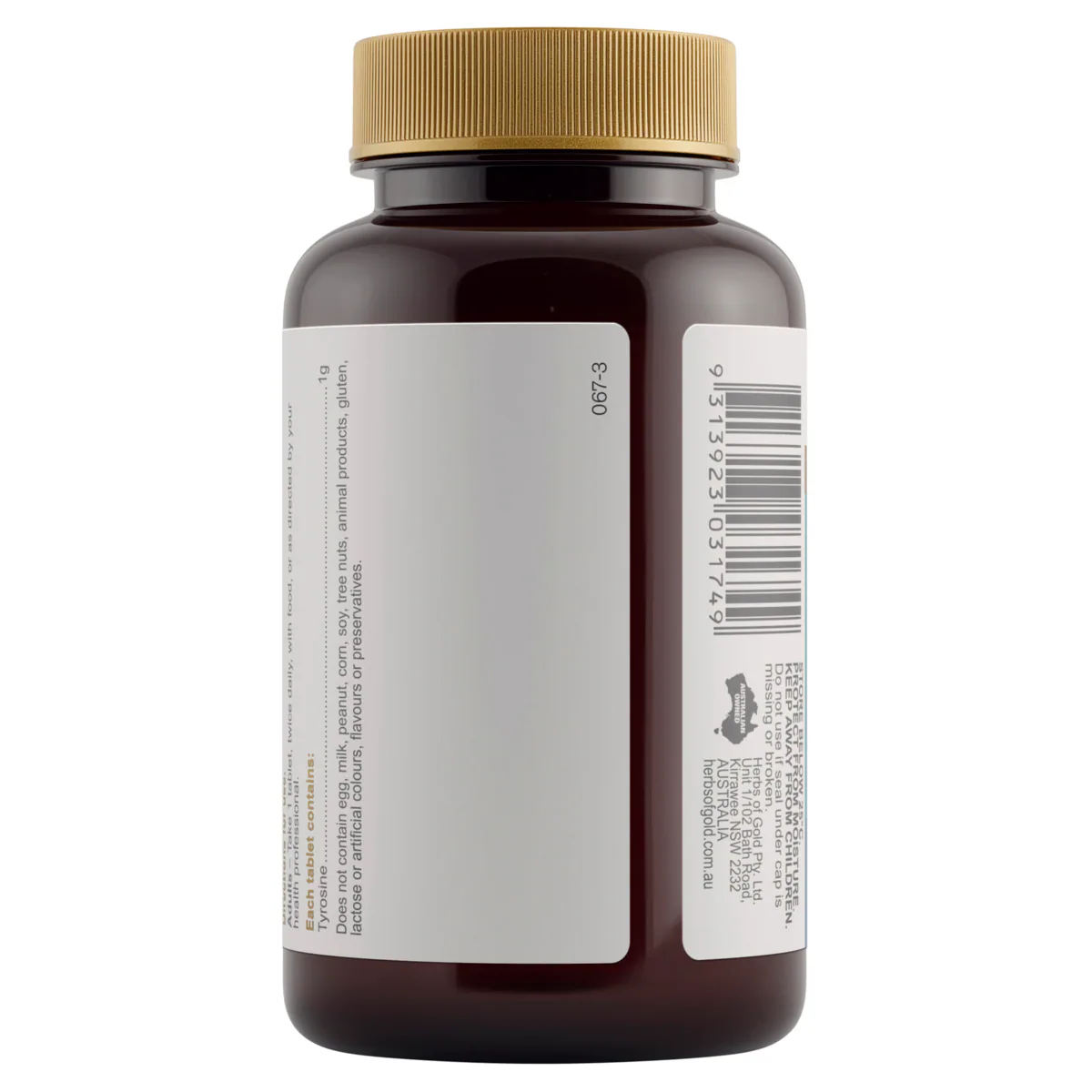 Thumbnail Herbs of Gold Tyrosine 1000 60 Tablets