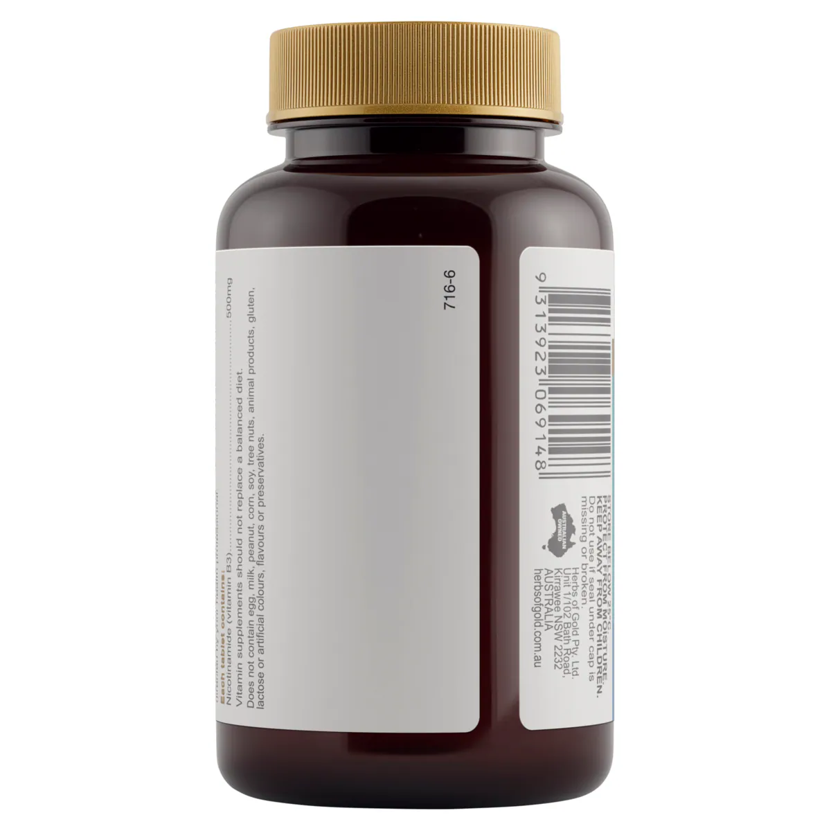 Thumbnail Herbs of Gold Vitamin B3 500mg 60 Tablets