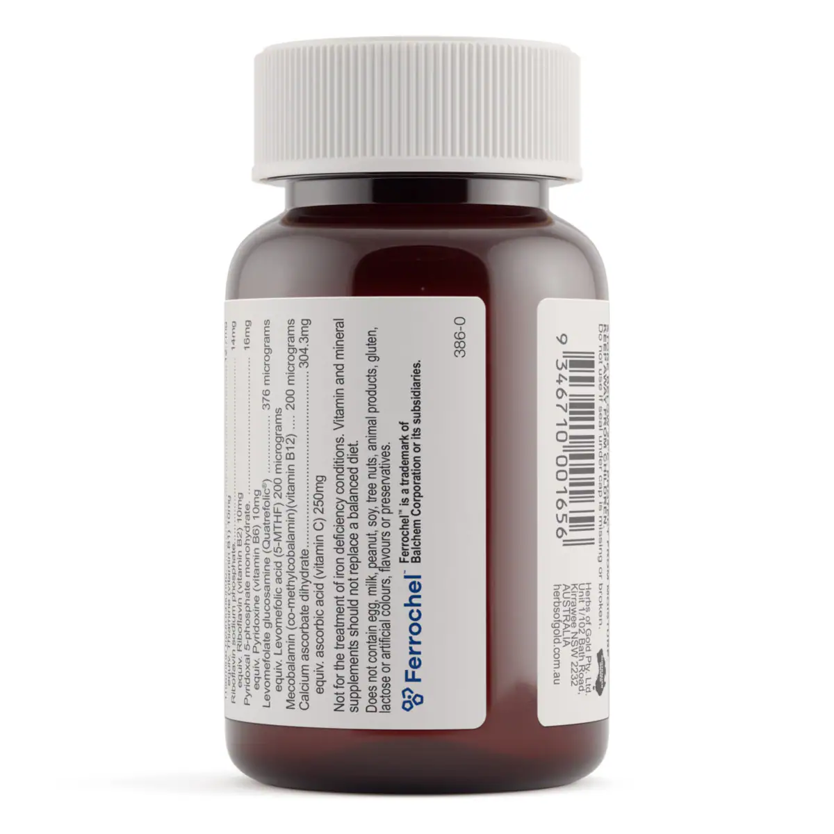 Thumbnail Herbs of Gold Organic Iron MAX 30 Capsules
