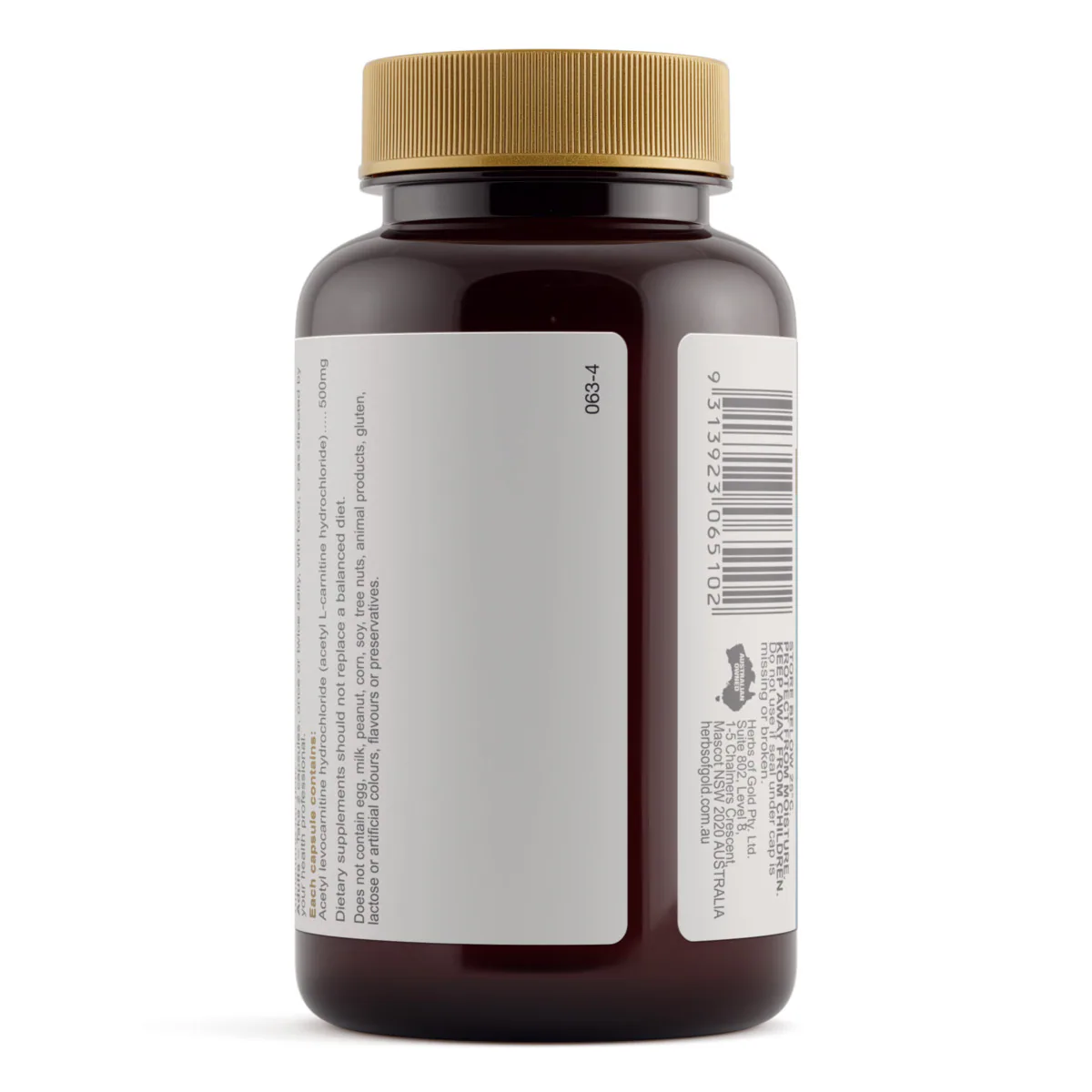 Thumbnail Herbs of Gold Acetyl L-Carnitine 60 Capsules