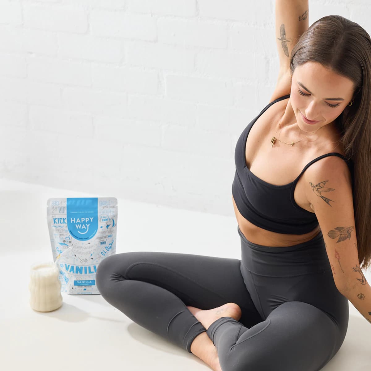 Thumbnail Happy Way Whey Protein Powder Vanilla 500g