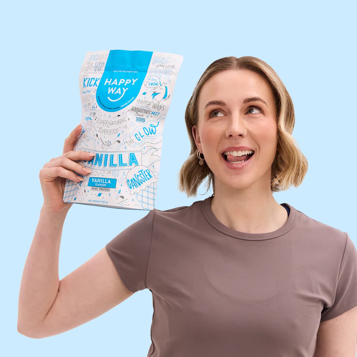 Thumbnail Happy Way Whey Protein Powder Vanilla 2kg