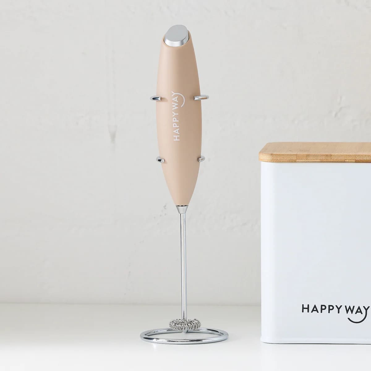Thumbnail Happy Way Hand Blender & Stand Beige