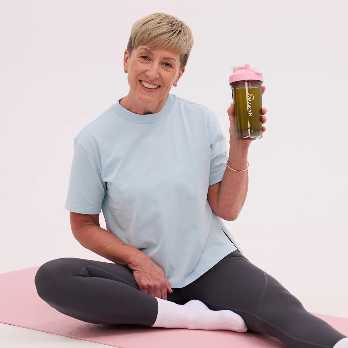 Thumbnail Happy Way Protein Shaker Pink 500ml