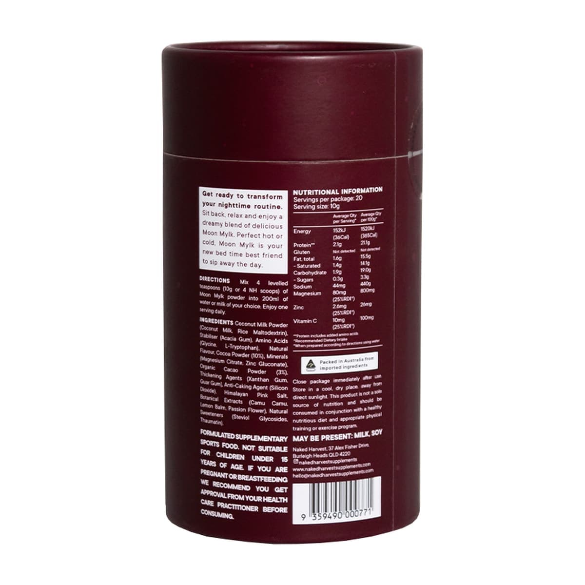Thumbnail Nu Harvest Moon Mylk Rocky Road 200g