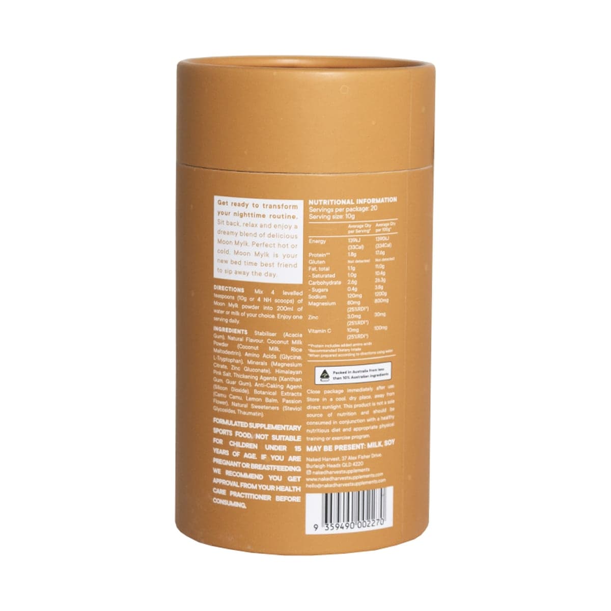 Thumbnail Nu Harvest Moon Mylk White Choc Caramel Swirl 200g