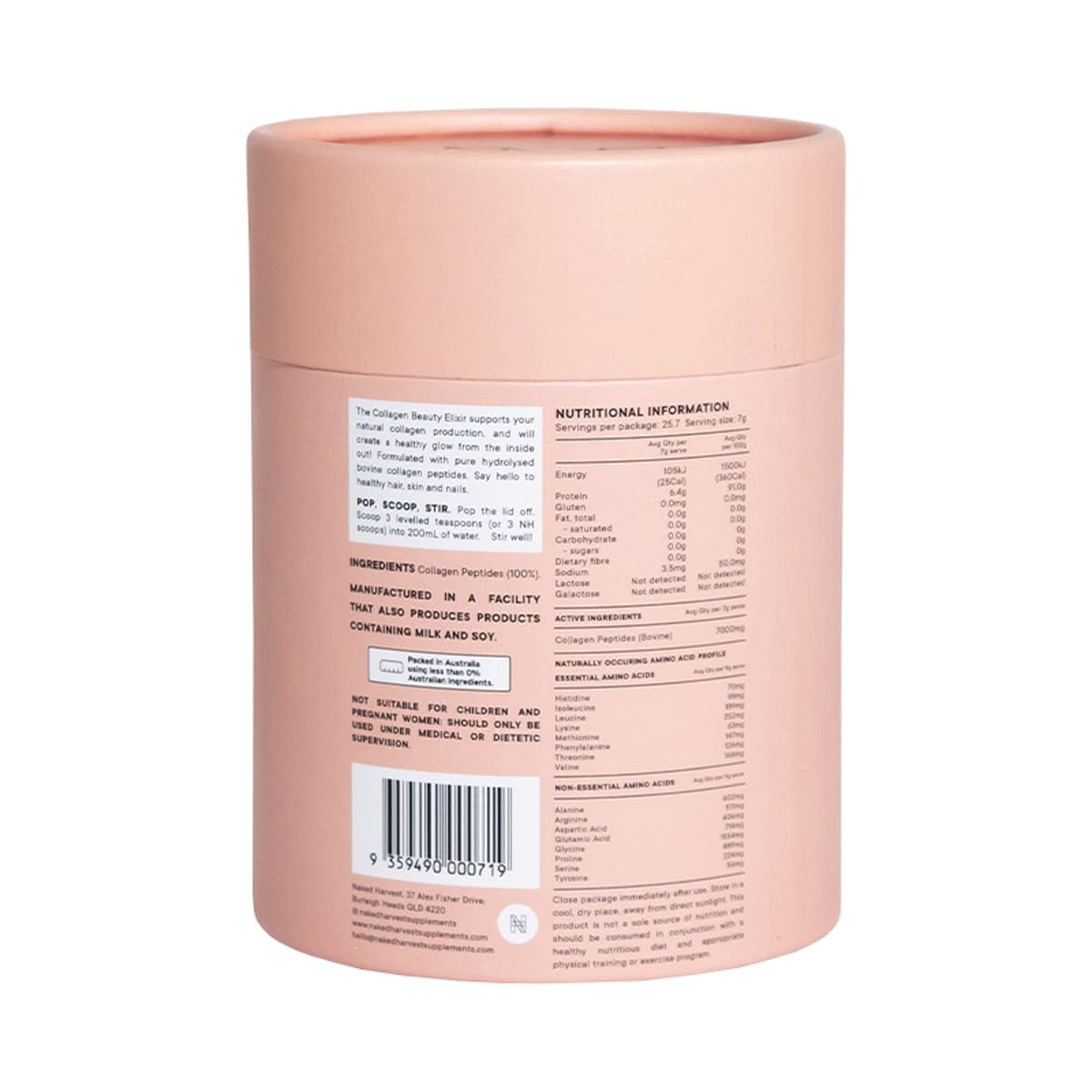 Thumbnail Nu Harvest Bovine Collagen Beauty Elixir 180g