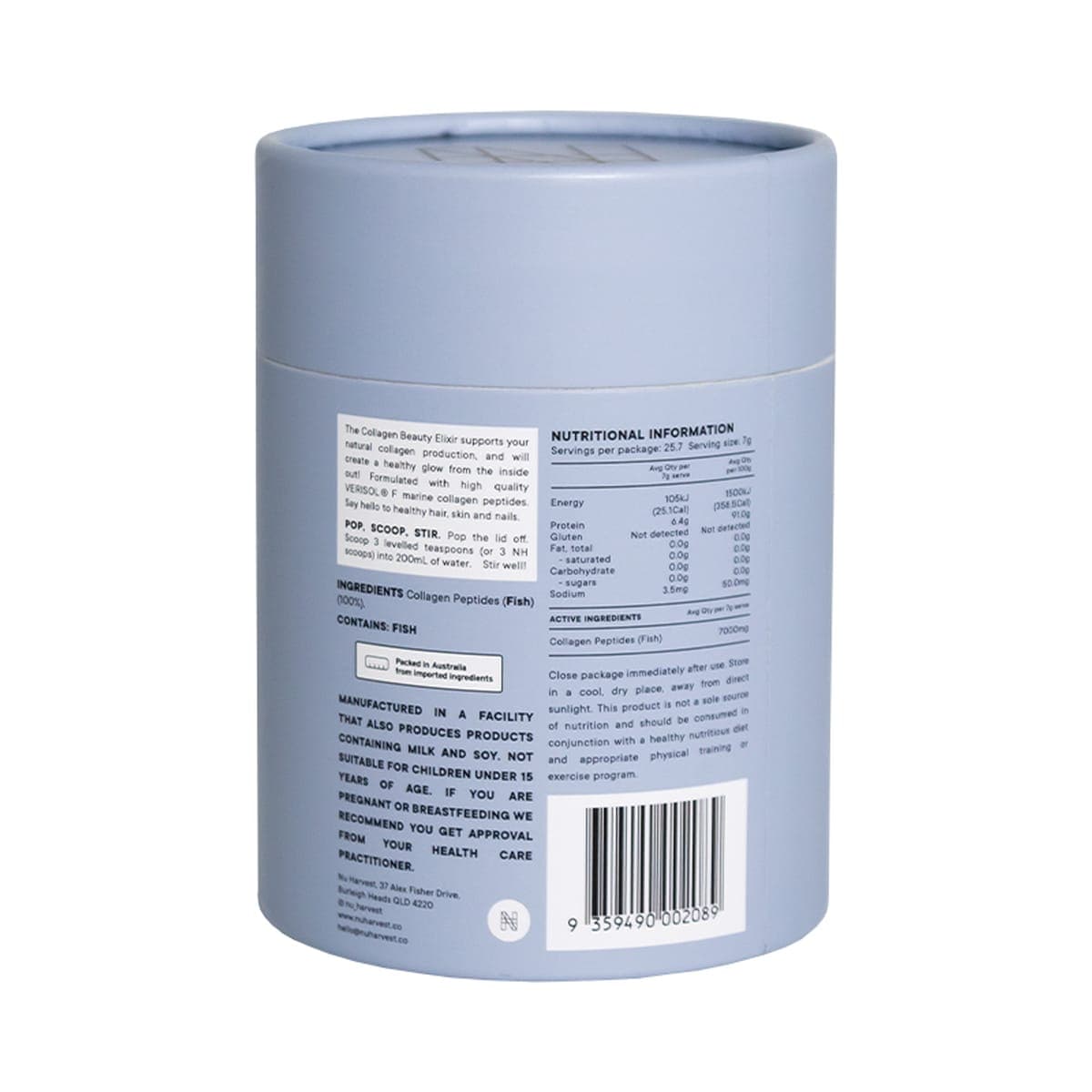 Thumbnail Nu Harvest Marine Collagen Beauty Elixir 180g