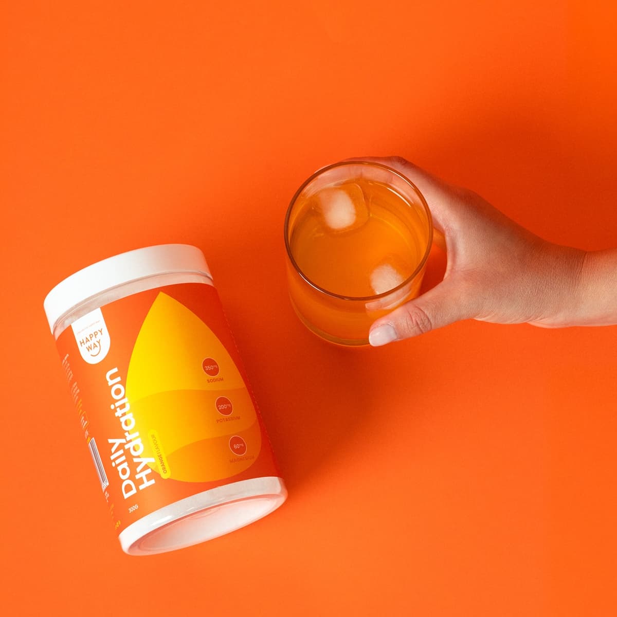 Thumbnail Happy Way Orange Daily Hydration Powder 300g