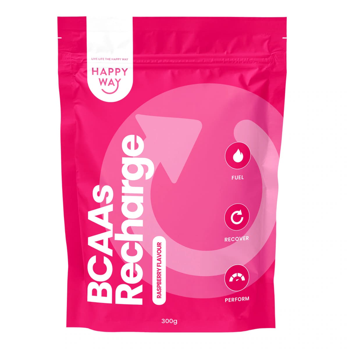 Thumbnail Happy Way Bcaa Powder Raspberry 300g