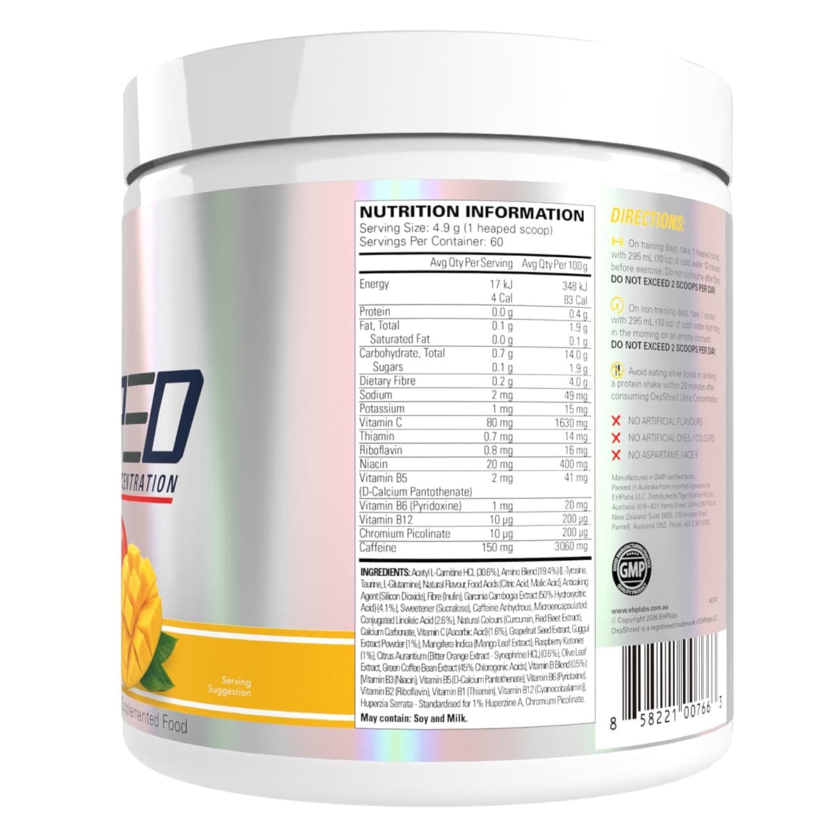 Thumbnail EHPLabs Oxyshred Mango 294g