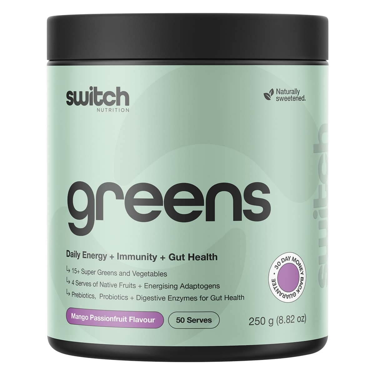 Thumbnail Switch Nutrition Greens Powder Mango Passionfruit 250g