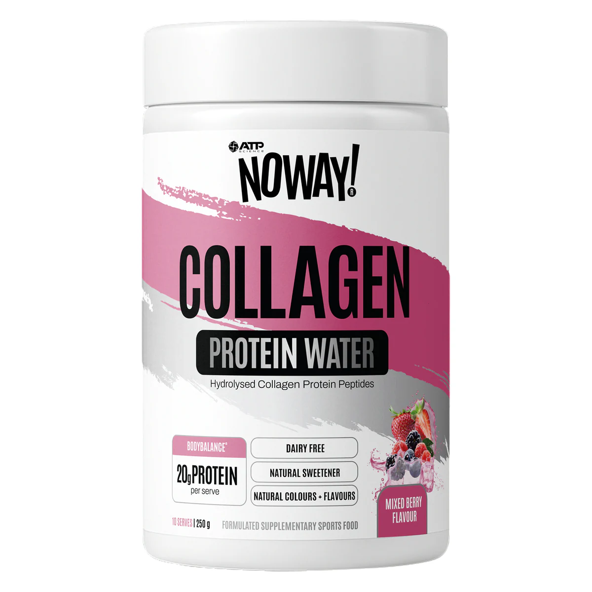Thumbnail ATP Science Noway Collagen Protein Water Mixed Berry 750g