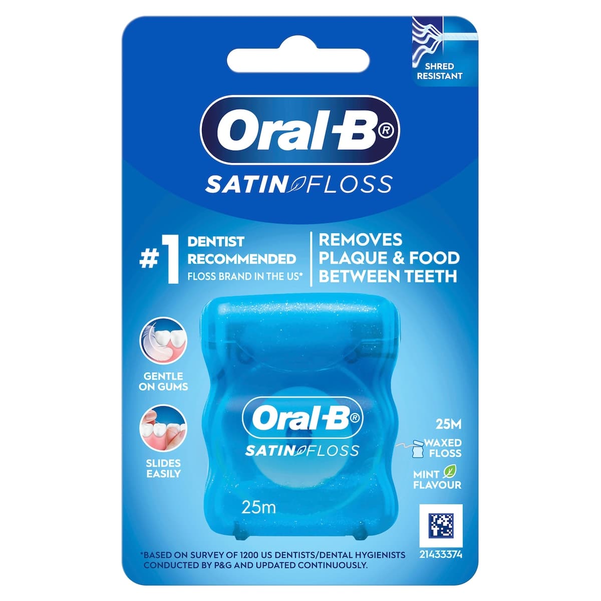 Thumbnail Oral B Satin Floss Mint Flavour 25m