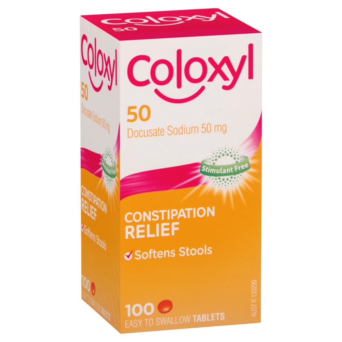 Thumbnail Coloxyl 50mg Constipation Relief 100 Tablets