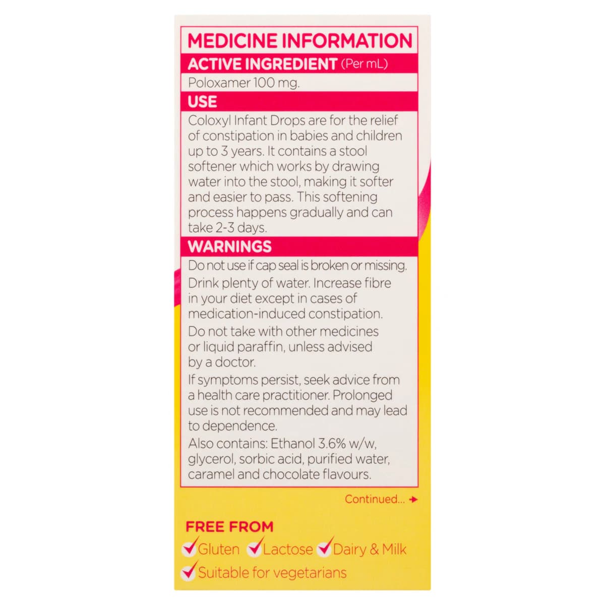 Thumbnail Coloxyl Infant Drops 30ml