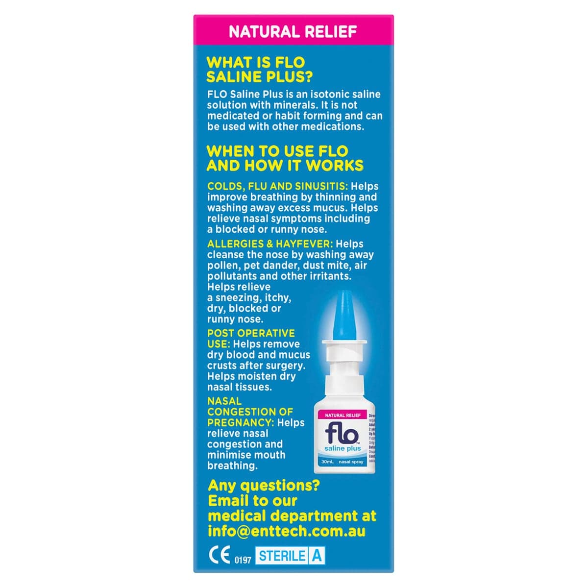Thumbnail Flo Saline Plus Nasal Spray 30ml
