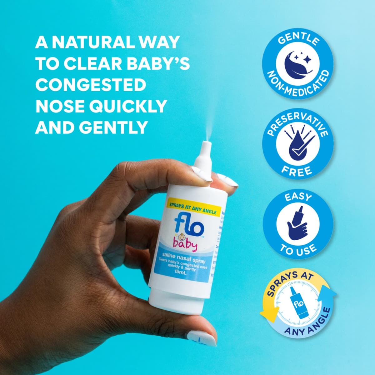 Thumbnail Flo Baby Saline Nasal Spray 15ml