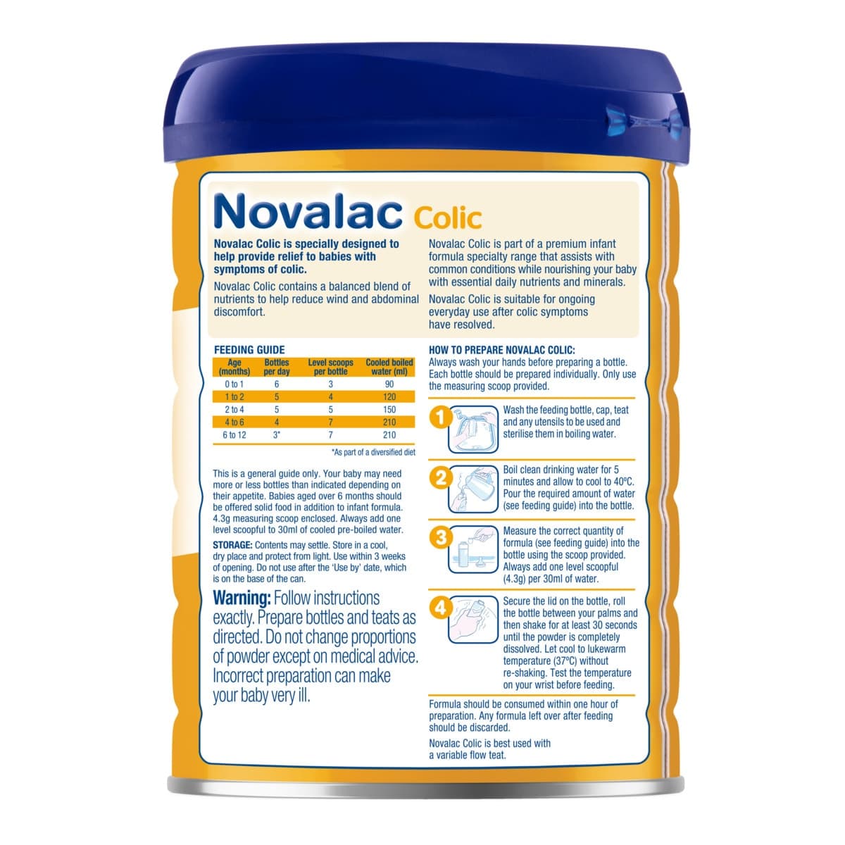 Thumbnail Novalac Colic Premium Infant Formula 800g