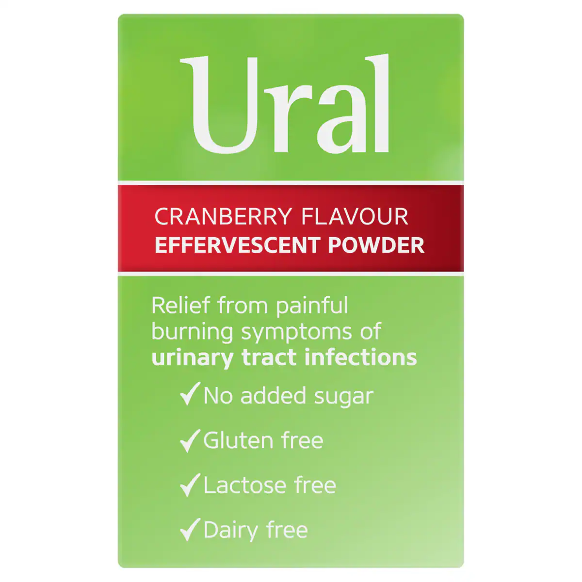 Thumbnail Ural Effervescent Powder Cranberry 28 x 4g Sachets