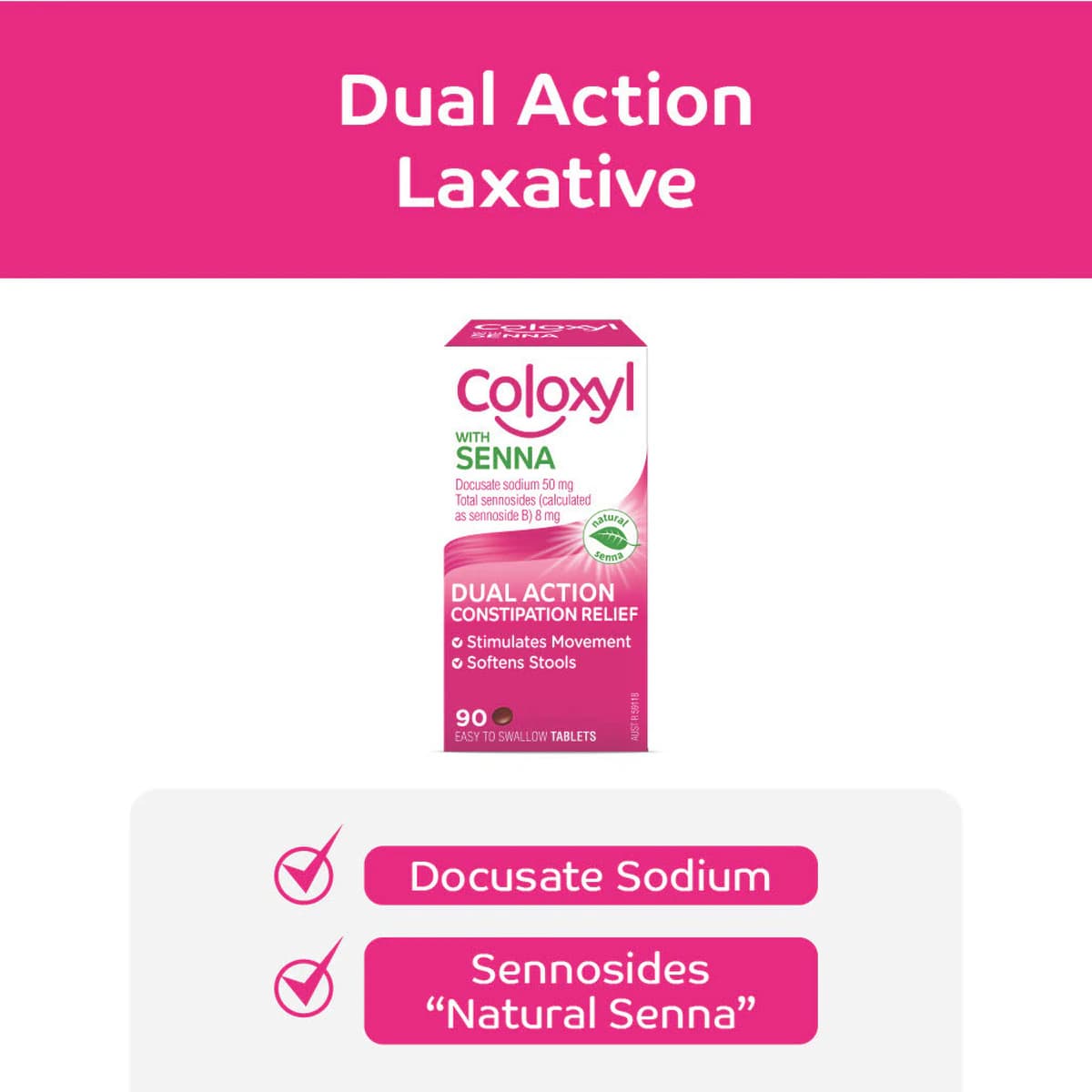 Thumbnail Coloxyl with Senna 200 Tablets