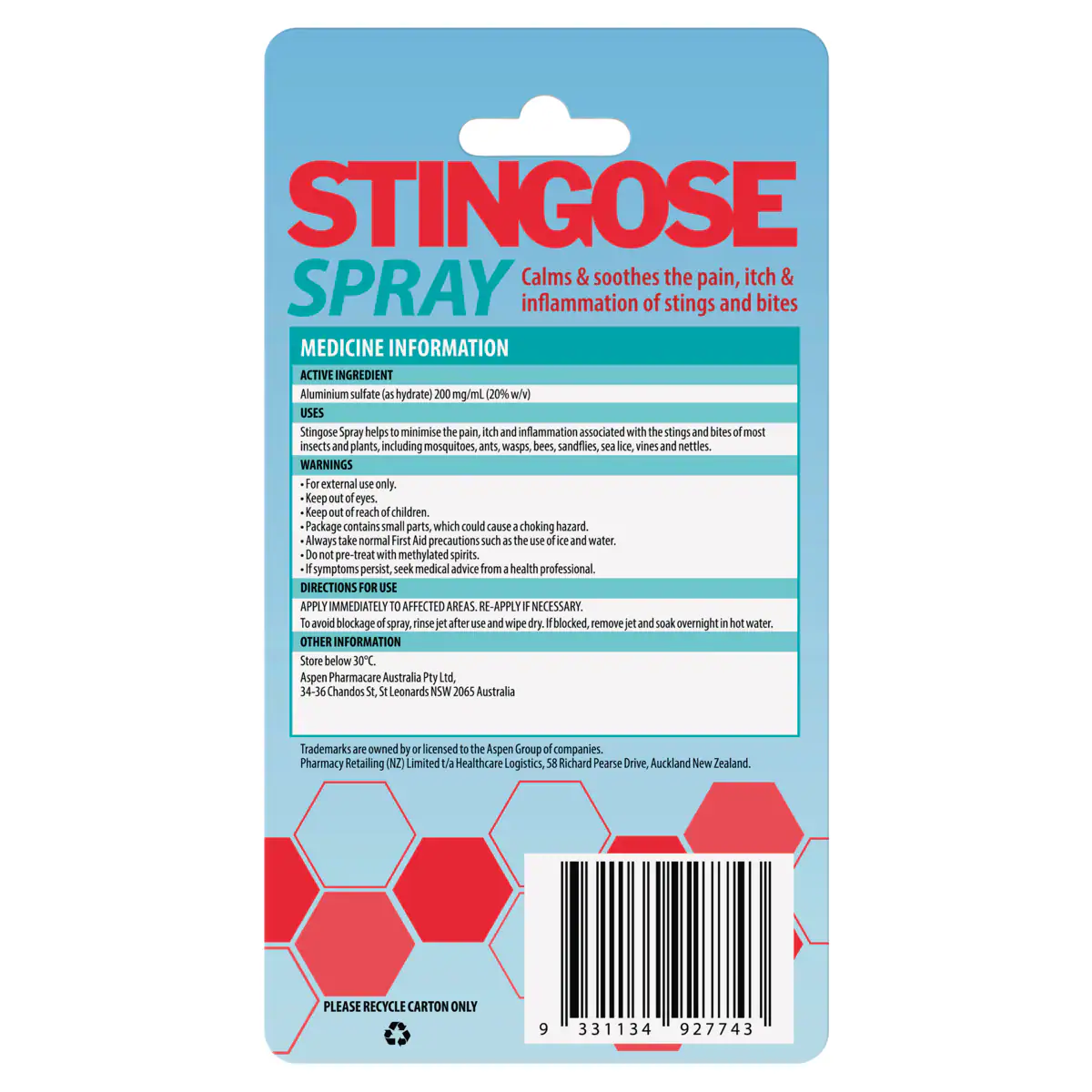 Thumbnail Stingose Spray 25ml